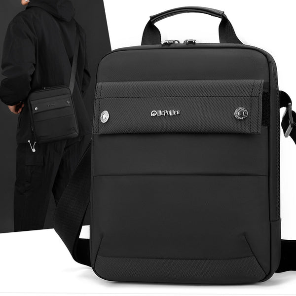 WEPOWER New Men's Handheld Shoulder Bag Large Capacity Crossbody Men's Bag Business Travel Waterproof Crossbody Bag