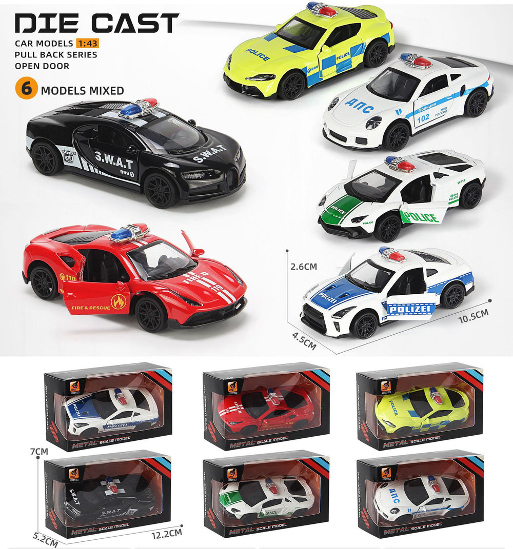 alloy toy car 1:43 model artificial car boy gift sports car ornaments can open the door toy car