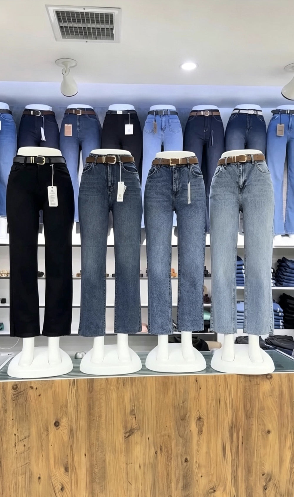 Women jeansnew arrival women's jeansloosestraight-leg pants silmslimming lookin stockwholesale