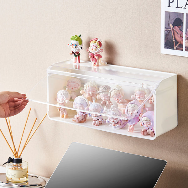 Blind Box POP MART Storage High Plastic Display Stand Figure Storage Acrylic Doll Lego Display Cabinet