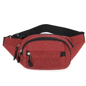 Fanny pack men's multi-functional new women's waterproof ins messenger bag small tide fashion construction site work student Korean version of sports
