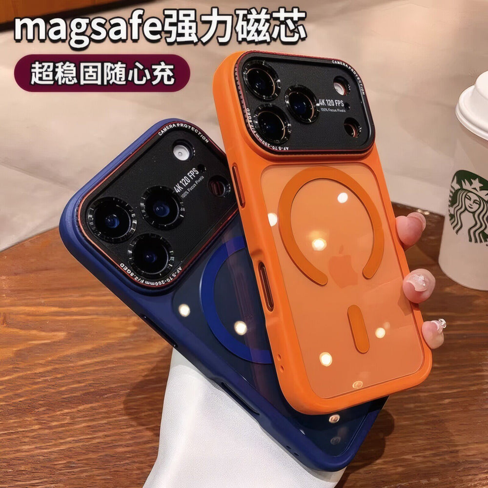 Large window suitable for iphone17 mobile phone case leica transparent magnetic suction apple 16/15promax/14 protective cover