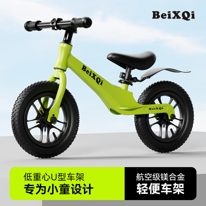 Children's balance car magnesium alloy 2-6 years old baby sliding bicycle flash pedal-free sliding two-in-one bicycle