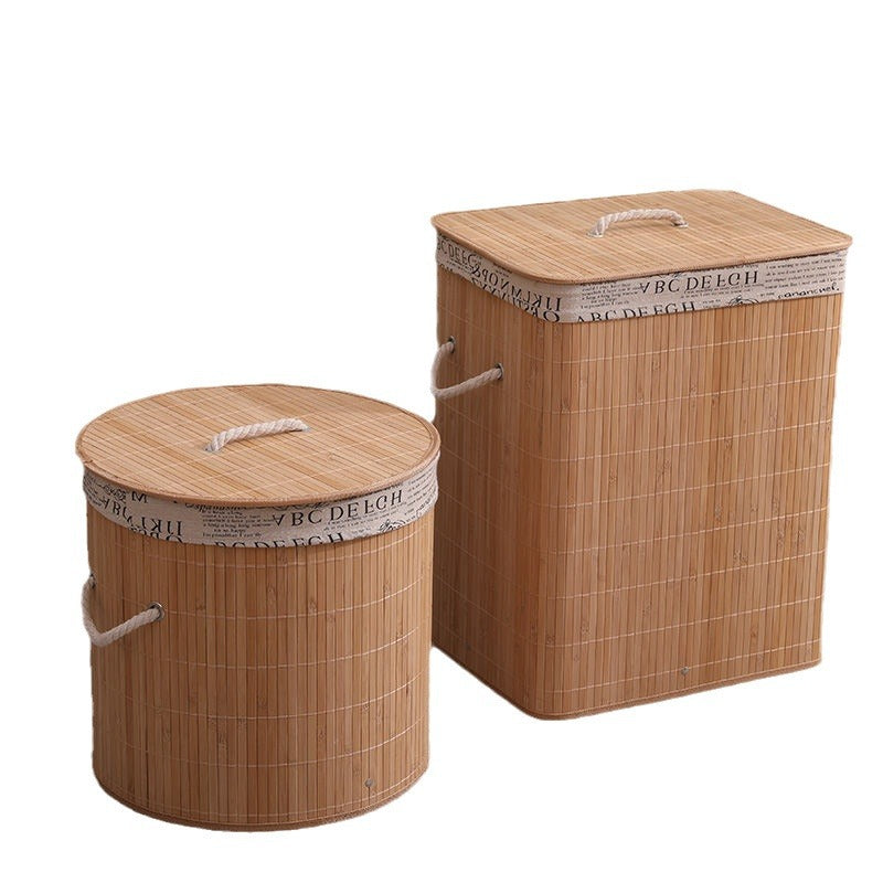 Wicker dirty clothes basket dormitory table set dirty clothes basket with lid covered woven large capacity dirty clothes basket hot pot restaurant