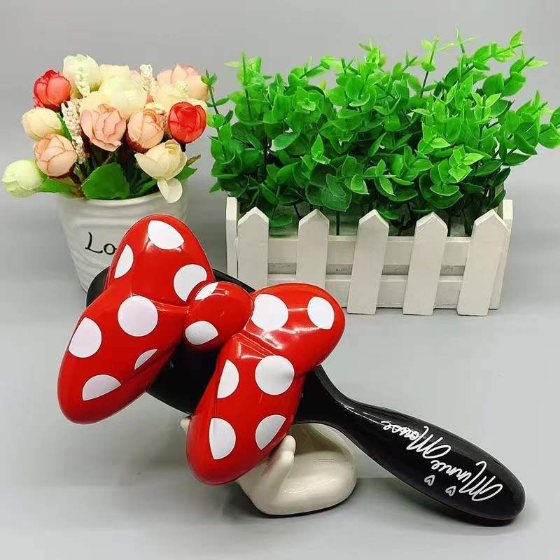 Kids' cartoon air cushion comb - cute bunny design for girls, baby mickey & minnie airbag massage hair brush