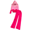 Women's casual set: new design drawstring waist color block hooded long sleeve sweatshirt two-piece set with high-waisted wide leg pants