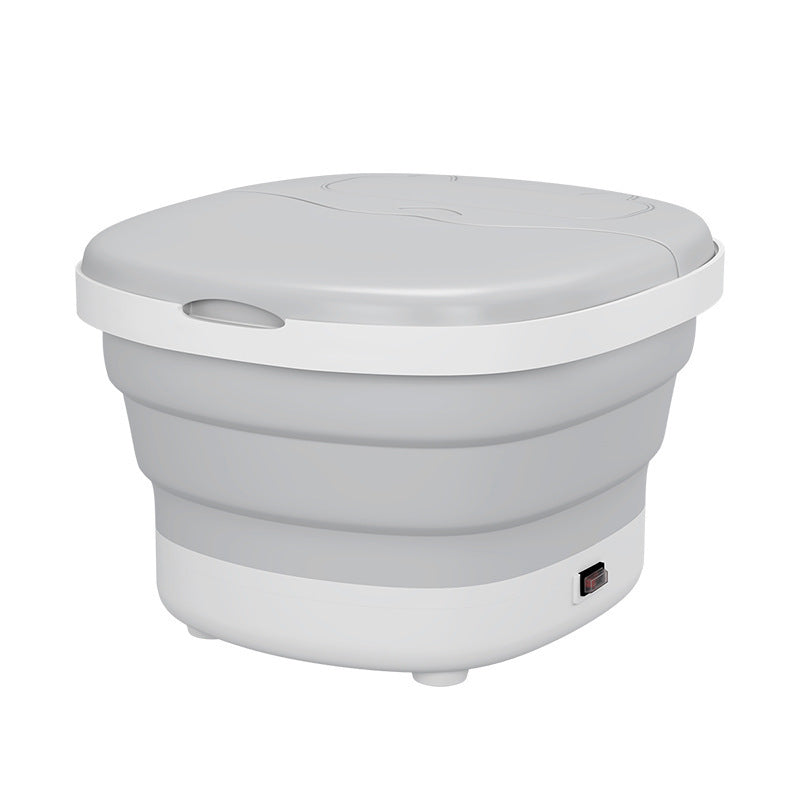 Foldable electric foot bath basin - home use, constant temperature, massage foot tub, portable foot soak bucket with electric heating