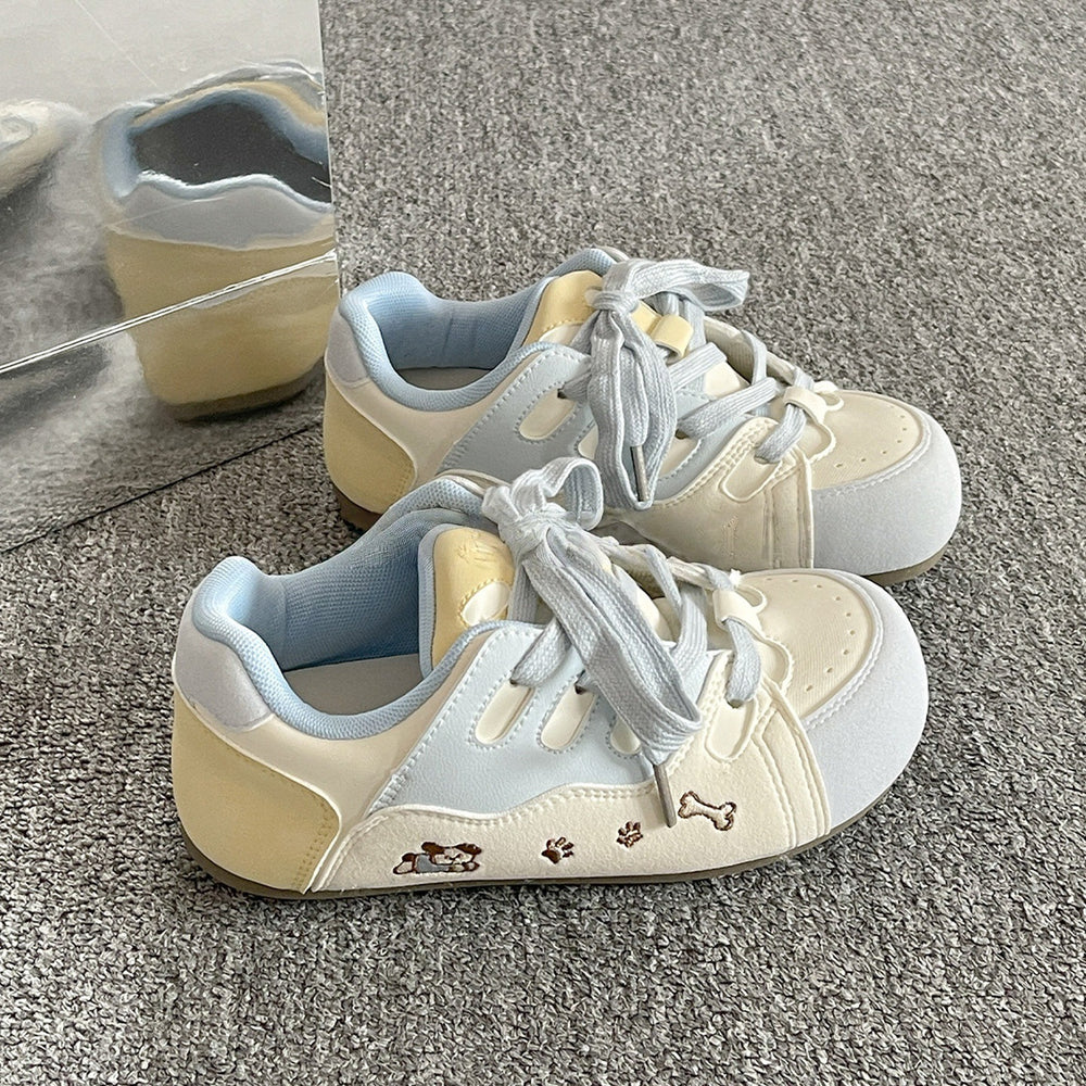 Niche stylesense of design ugly cute german training shoes women's shoes 2026new arrivalcasual shoes women's students thick sole sports shoes white shoes