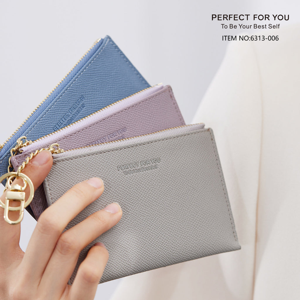 Perfect For You Ladies Card Bag Fashion Multi-Card Wallet Zipper Card Holder ins Wind Mini Change Bag