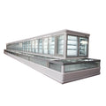 Professional personalized sub-mother cabinet commercial supermarket combination island cabinet horizontal large-capacity freezer refrigerated and frozen display cabinet