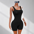 Personalized american summer sports style u-shaped backless jumpsuit cross-border women's tight high elastic yoga jumpsuit