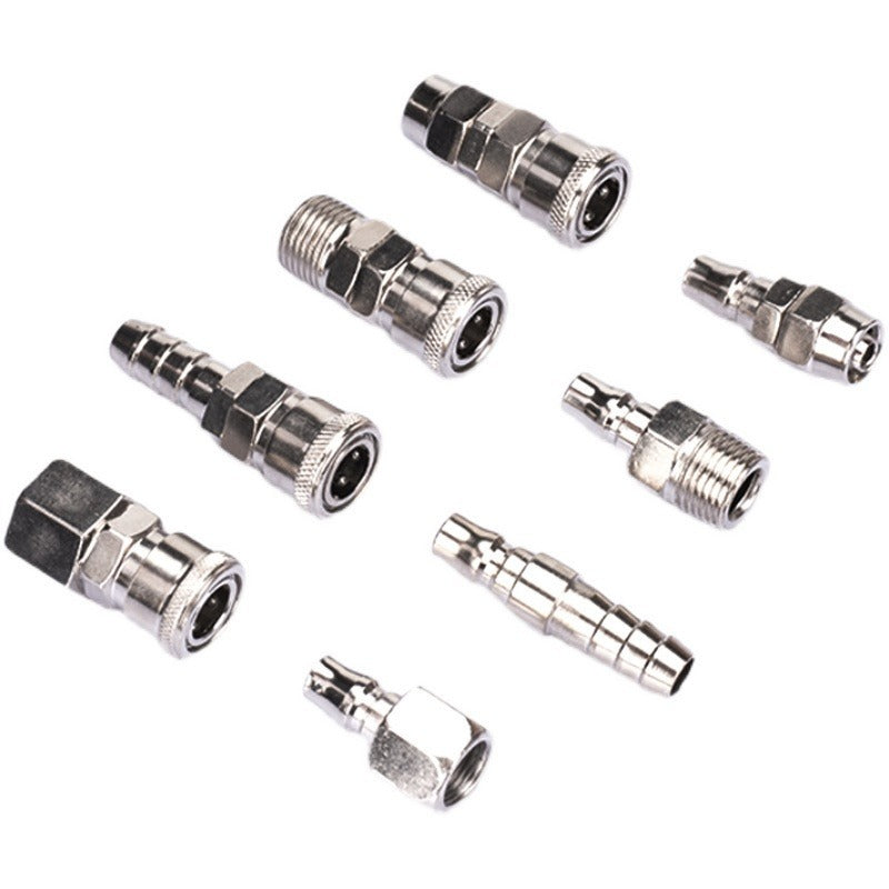 C-type quick connector male and female pneumatic tools air gun trachea c-type 8mm self-locking air pump docking accessories air compressor
