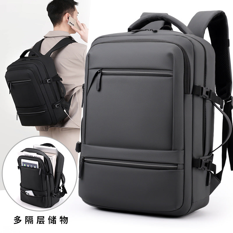 New backpack men's business large-capacity commuting business trip laptop bag multi-functional business men's backpack