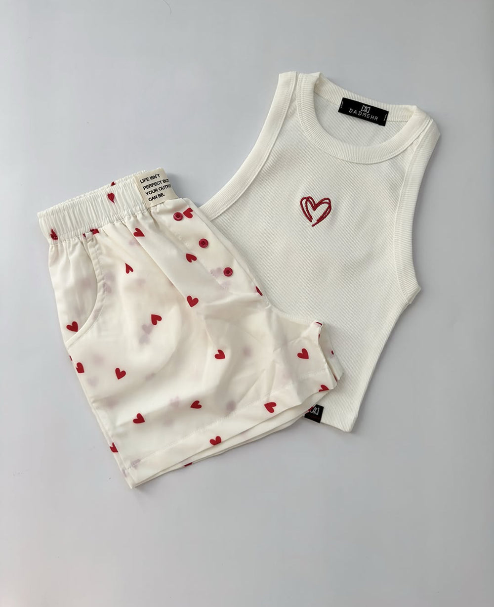 Women's vest shorts wholesale top and shorts set new tops and pants for women wholesale tops