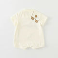 Summer cartoon short-sleeve ins style baby clothes - trendy & super cute romper, lightweight outfit for crawling and going out