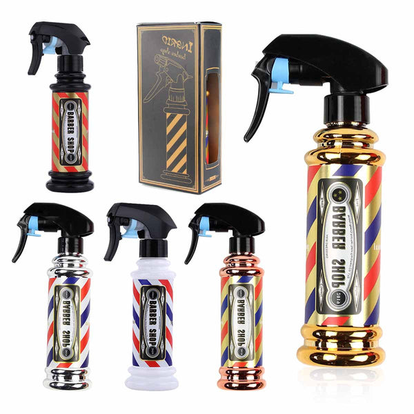 Oil head, turn light, spray bottle, watering can, hair care tools, retro ultra-fine mist, large watering can, barber shop, hairstylist, spray bottle.