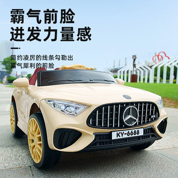 Children's electric car four-wheel electric car can seat men and women baby remote control car year-old gift toy car stroller