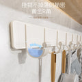 Kitchen hook punch-free wall-mounted spatula hanging rack multi-functional hanging rod spoon shovel storage rack thickened