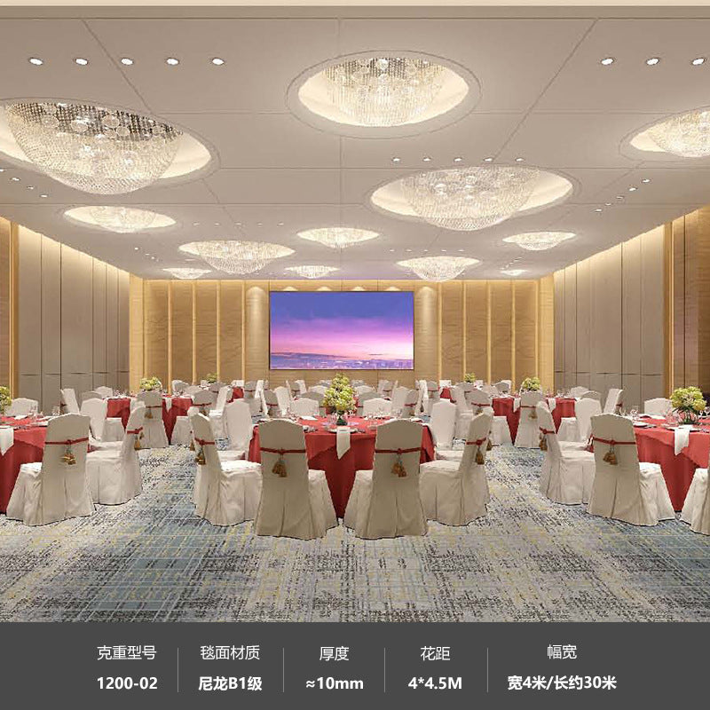 Hotel nylon 1200g banquet restaurant club room ktv suite soundproof commercial carpet thickened