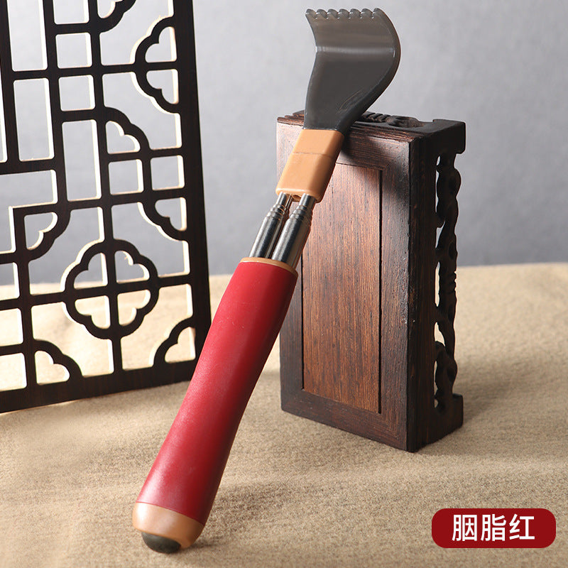 Itchy scratcher, no need to ask for help, scratcher, old man, scratchy scratcher, handy gadget, retractable stainless steel double pole anti-rotation