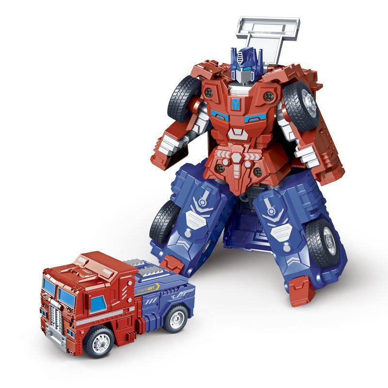 Artificial inertia car deformation military war vehicle model manual deformation robot boy kids toy mecha