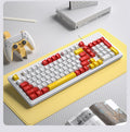Viewsonic ku127 tri-color mechanical feel keyboard, 98-key layout, wired, universal for office and gaming