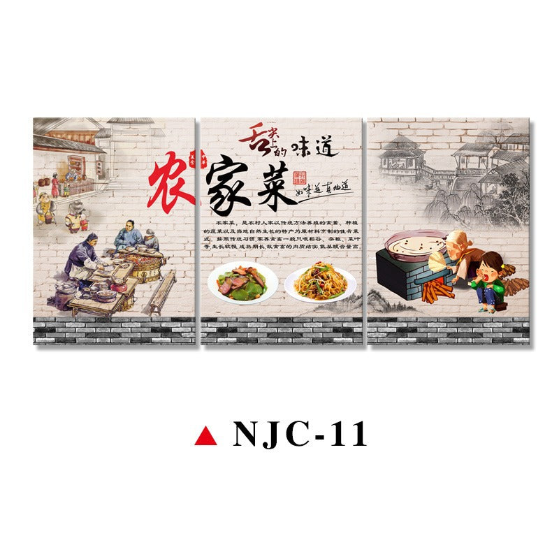 Hotel box wall decoration painting creative agritainment wall mural restaurant catering shop farmyard room painting