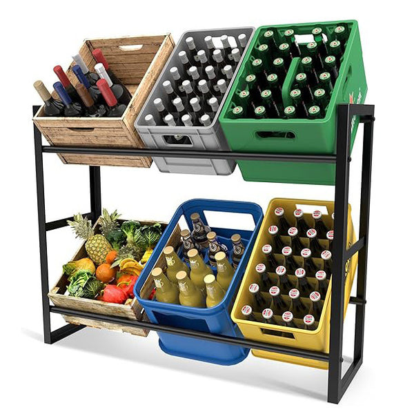 Source Factory Beer Box Storage Rack Iron Kitchen Storage Rack Drinking Water Box Display Rack