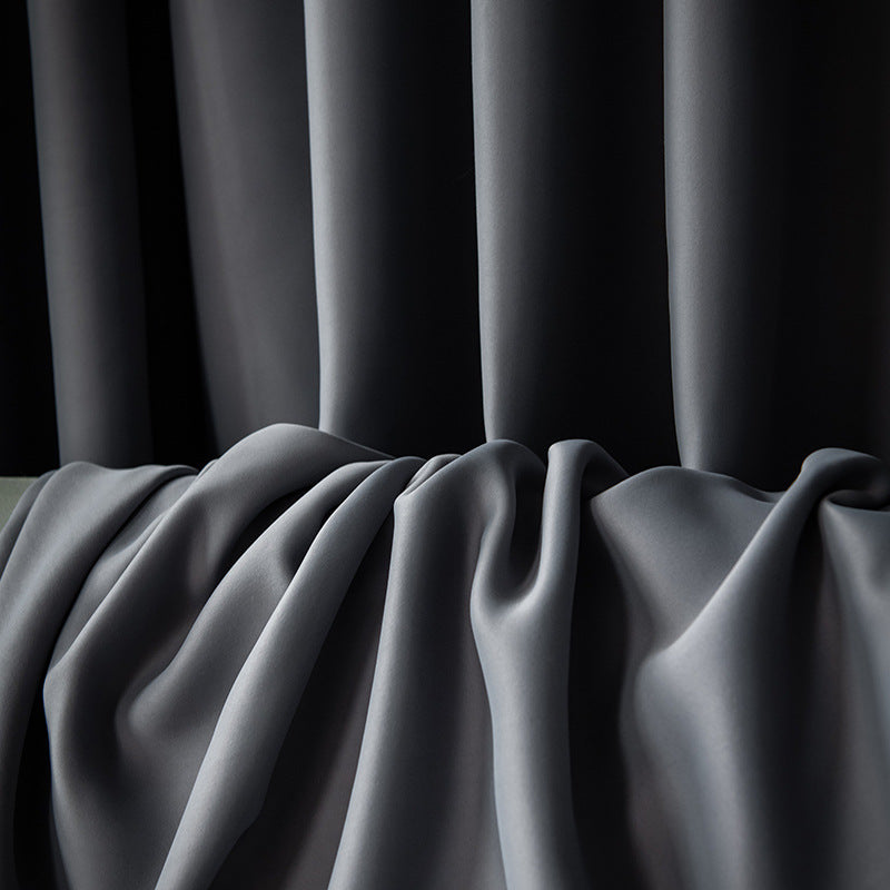 Casual thickened high-precision blackout curtain fabric hotel engineering accessible luxury fabric interlining finished curtain manufacturer wholesale