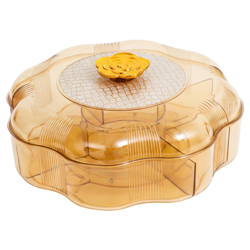 2026 new candy box fruit plate - trendy rotating fruit bowl for home, living room, coffee table, snack storage, and dried fruit display - perfect for chinese new year!
