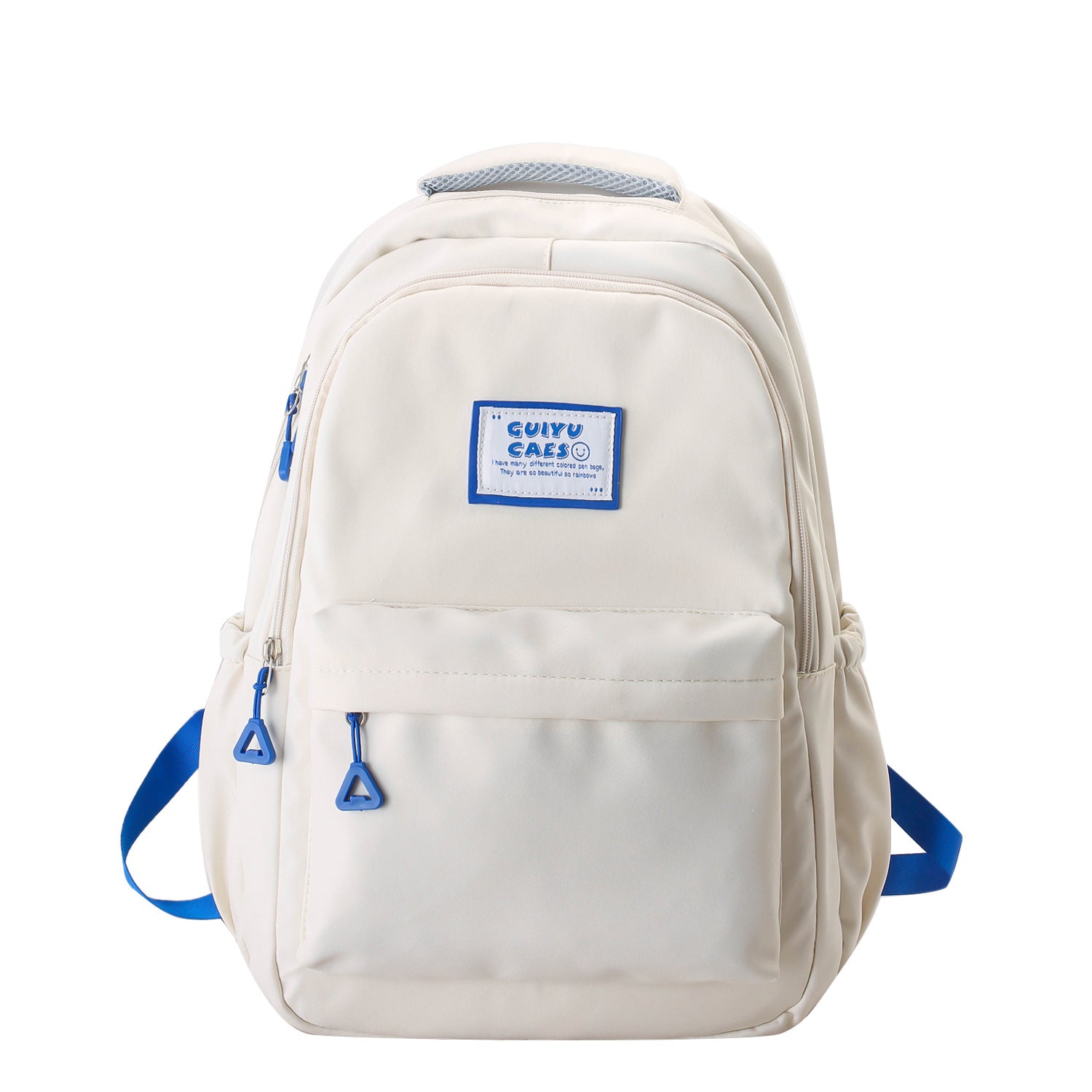 Student schoolbag female junior high school student 2025 new nylon material female college student adolescent male backpack