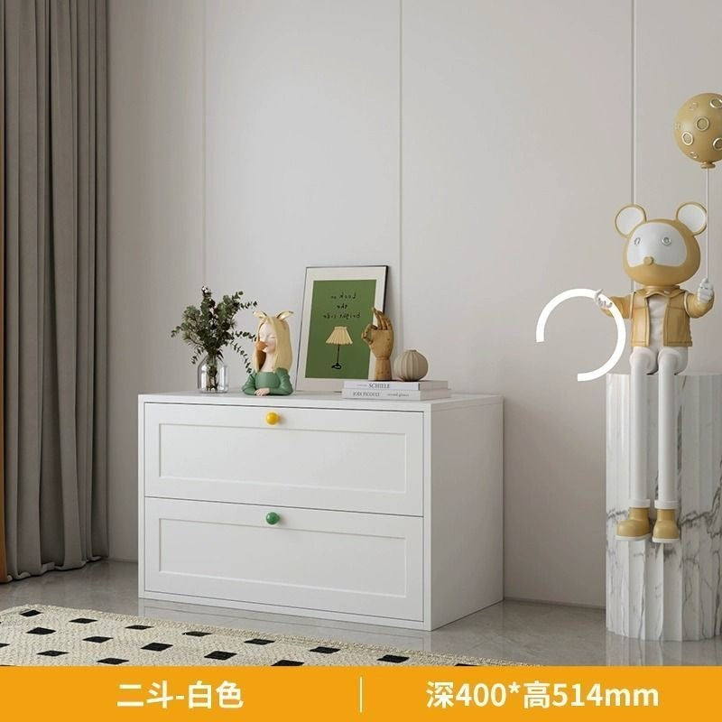 Iron chest of drawers bedroom storage cabinet living room side cabinet modern home steel storage drawer cabinet bedside cabinet