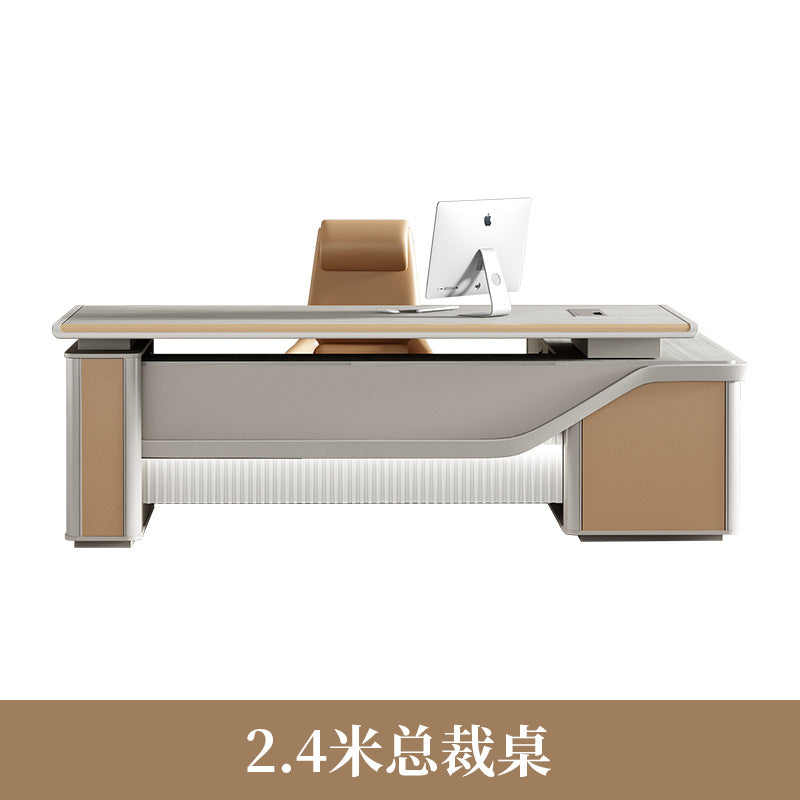 Boss Desk Small Executive Desk President Desk Single Computer Desk Boss Desk Manager Office Desk and Chair Combination