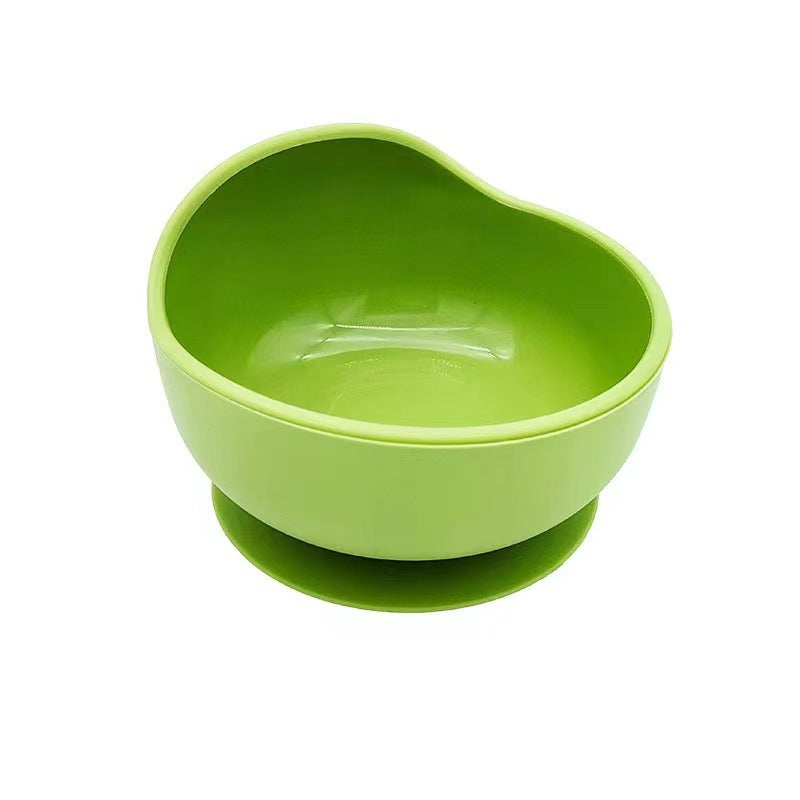 Children's silicone bowl baby eating complementary food snail bowl training eating non-slip and anti-drop suction cup bowl children's tableware