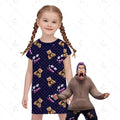 Rumi same style nightgown kpop witch girl girl cute cosplay bear and toot train dress