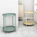 Scandinavian side table for home living room iron art coffee table bedside table tray table modern casual bedroom creative round table