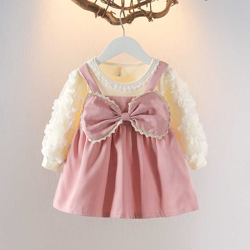 Girls' autumn dress new arrivals: stylish princess dresses for baby girls' first birthday and autumn wear