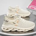 Spring new 2026 versatile casual trendy shoes - youth soft sole athletic mesh breathable anti-odor hollow-out running shoes