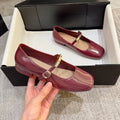 2026 fashion mary jane shoes, chanel-inspired women's retro flats, elegant low-cut shoes, versatile mary janes