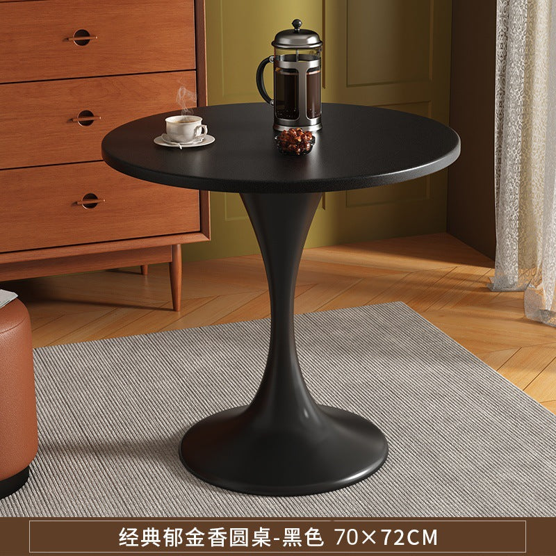 Coffee table, living room, for home, small apartment, side table, coffee table, negotiation table, round dining table, tulip balcony, small round table