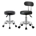 Hairdressing chair modern casual high stool rotate adjustable chair with backrest hair salon round stool bar chair no
