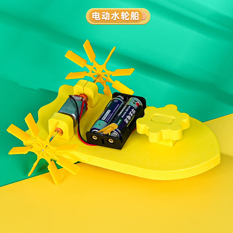 Electric water steamer technology small production children primary and secondary school students scientific experiment small invention teaching aids material package puzzle