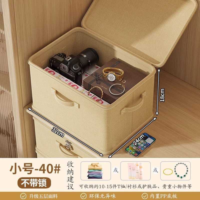 Locked storage box Password box Safe deposit box Password lock Storage box Dormitory student anti-privacy small box