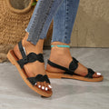 new plus size women's sandals (sizes 36-43) - cross-border flat sandals, comfortable casual beach sandals, wholesale for export