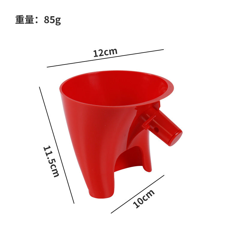 Kitchen assistant stand mixer flour funnel plastic tilt mixer funnel mixer cross-border hot selling