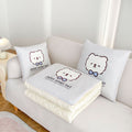 Dual-purpose pillow and quilt, baby velvet office pillow, nap head quilt, air-conditioning quilt, car sofa cushion, pillow quilt