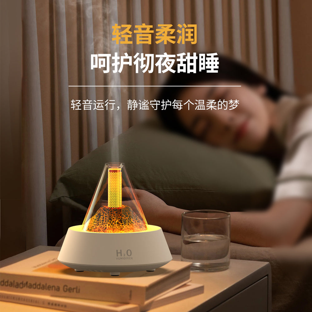 new arrival colorful artificial volcano aromatherapy machine for home fully automatic fragrance machine plug-in aromatherapy machine humidifier