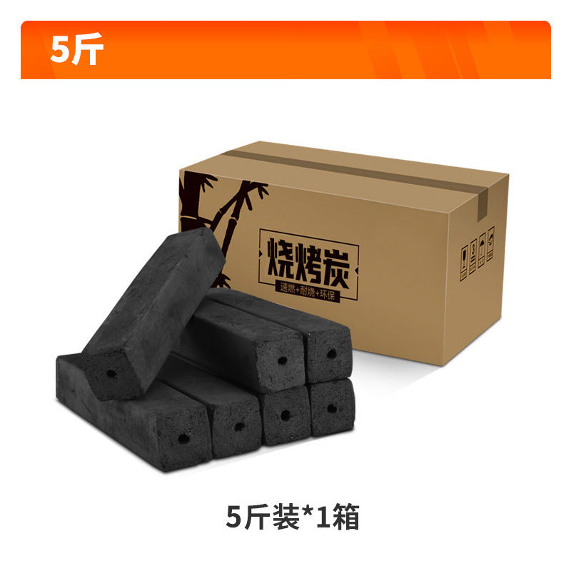 Environmental-friendly original wood charcoal barbecue special high temperature bamboo charcoal indoor smokeless machine charcoal for home stove tea heating and fire grilling