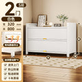 White 5-layer [length 100*width 32*height 80.9cm] privacy door panel