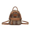 2025 trending wool plaid pillow bag women's new simple fashion backpack - ins style